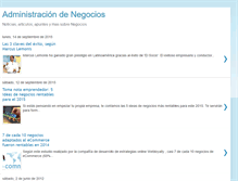 Tablet Screenshot of administraciondenegocios.com